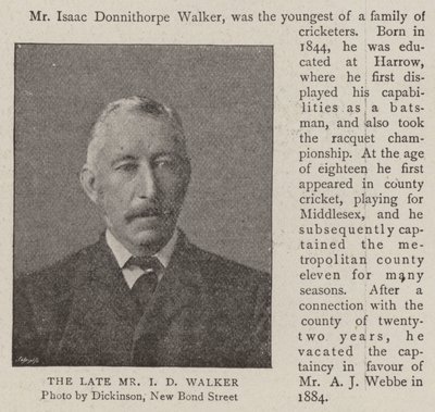 The Late Mr I D Walker by English Photographer