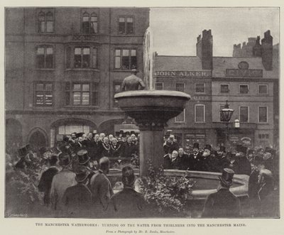 The Manchester Waterworks, Turning on the Water from Thirlmere into the Manchester Mains by English Photographer