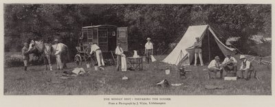 The Midday Rest, Preparing the Dinner by English Photographer