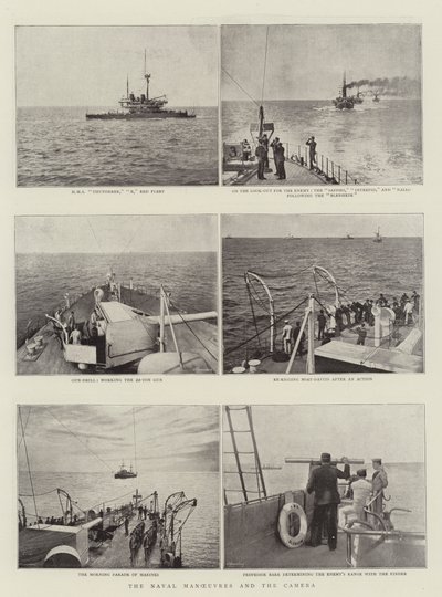 The Naval Manoeuvres and the Camera by English Photographer