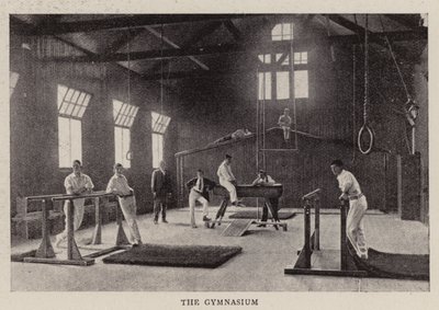 The New Buildings of Kings College School at Wimbledon Common, the Gymnasium by English Photographer