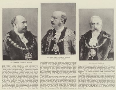 The New Lord Mayor and Sheriffs by English Photographer