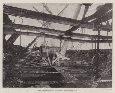 The Nitrate-Ship Micronesia, Burned off Deal by English Photographer