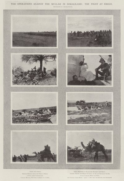 The Operations against the Mullah in Somaliland, the Fight at Erego by English Photographer