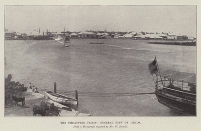 The Philippine Crisis, General View of Iloilo by English Photographer