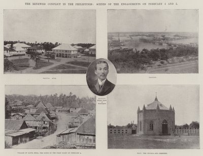 The Renewed Conflict in the Philippines, Scenes of the Engagements on 4 and 5 February by English Photographer