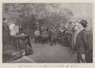 The Reopening of the Rand Mines on 4 May by English Photographer