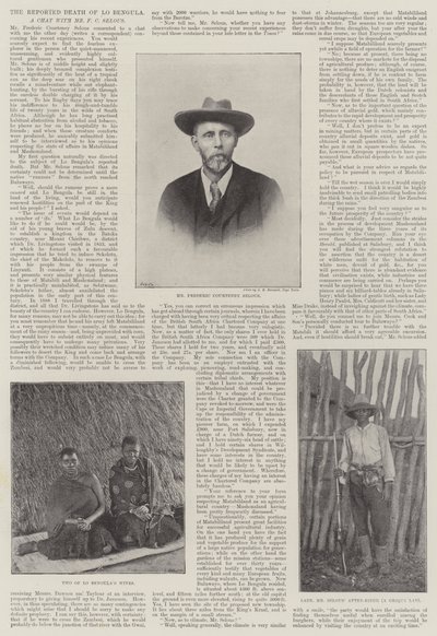 The Reported Death of Lo Bengula by English Photographer