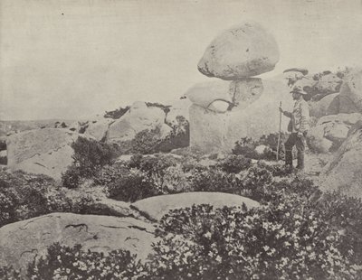 The Rocking Stone, Hobart by English Photographer