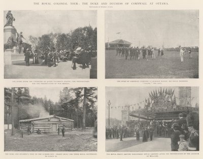 The Royal Colonial Tour, the Duke and Duchess of Cornwall at Ottawa by English Photographer