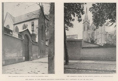 The Sequel to the French Religious Associations Act, Convents to Let or for Sale by English Photographer