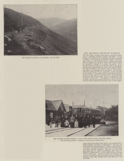 The Snaefell Mountain Railway by English Photographer