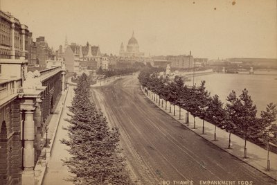 The Thames Embankment, London by English Photographer