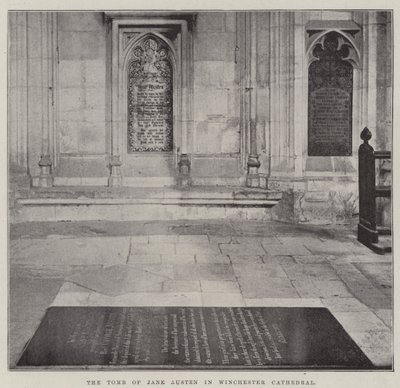 The Tomb of Jane Austen in Winchester Cathedral by English Photographer