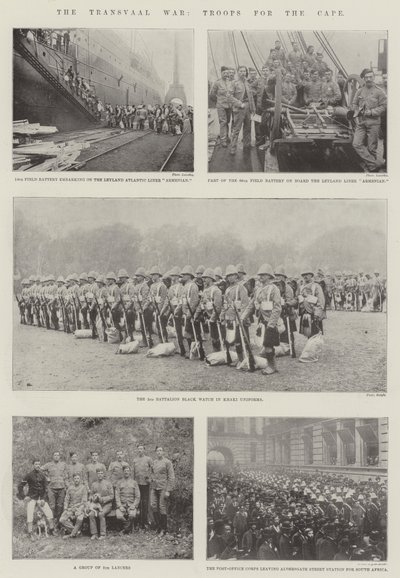The Transvaal War, Troops for the Cape by English Photographer