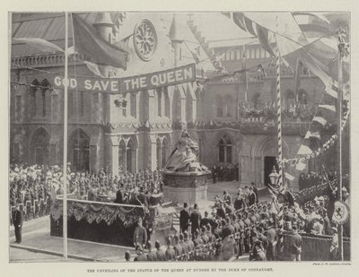 The Unveiling of the Statue of the Queen at Dundee by the Duke of Connaught by English Photographer