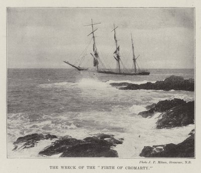 The Wreck of the Firth of Cromarty by English Photographer