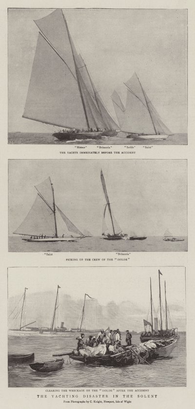 The Yachting Disaster in the Solent by English Photographer