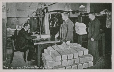 The Chancellor Balance at the Royal Mint, London by English Photographer