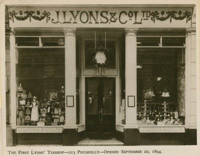 The first Lyons Teashop by English Photographer