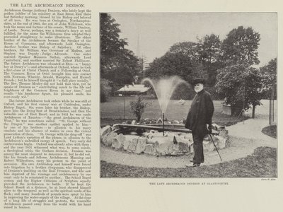 Archdeacon Denison at Glastonbury by English Photographer