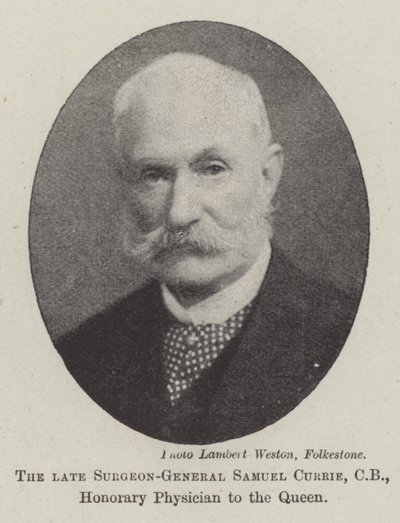 Surgeon-General Samuel Currie, CB, Honorary Physician to the Queen by English Photographer