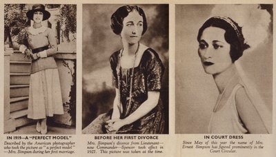 The Younger Mrs Simpson, Future Duchess of Windsor by English Photographer