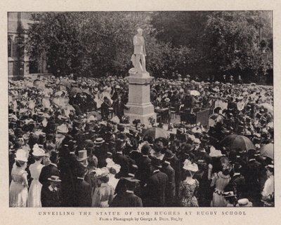 Unveiling the Statue of Tom Hughes at Rugby School by English Photographer