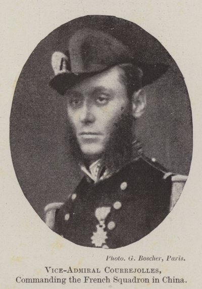 Vice-Admiral Courrejolles, Commanding the French Squadron in China by English Photographer