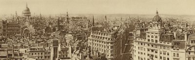 View of London from the Summit of the Monument by English Photographer