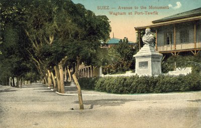 Wagham Monument, Port Taufiq, Suez by English Photographer