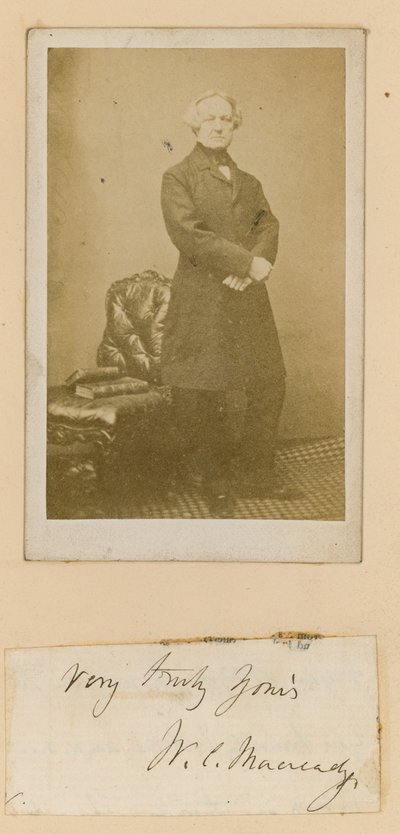 William Macready, Actor by English Photographer