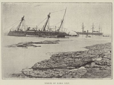 Wreck of HMS Lily by English Photographer
