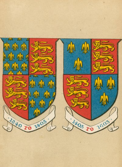 1340 to 1405, 1405 to 1603 by English School