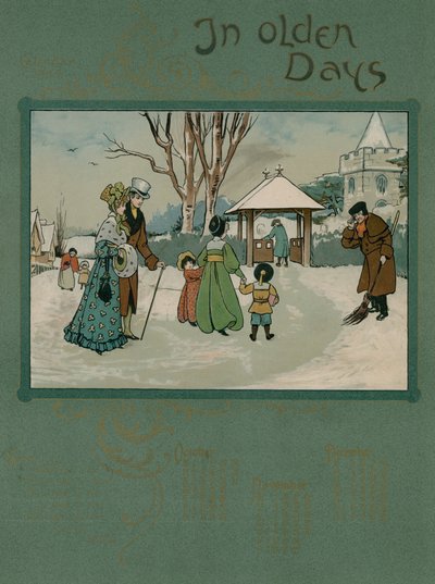 1905 Calendar with Verse by Alfred Austin by English School