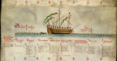 The Harte, with details of her crew and armament, from 