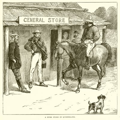 A Bush Store in Queensland by English School