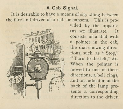 A Cab Signal by English School