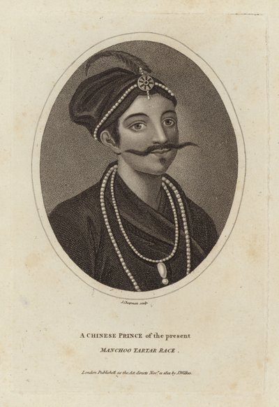 A Chinese Prince of the Present, Manchu Tartar Race by English School