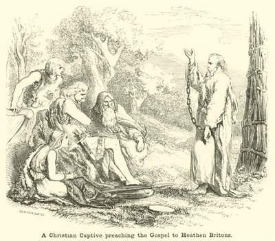 A Christian Captive Preaching the Gospel to Heathen Britons by English School