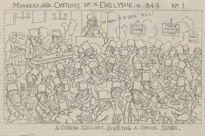 A Cider Cellar During a Comic Song by English School