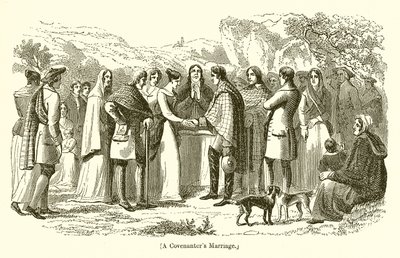 A Covenanters Marriage by English School