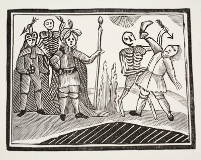 A Dialogue Between a Blind Man and Death by English School