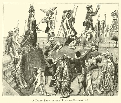 A Dumb Show in the Time of Elizabeth by English School