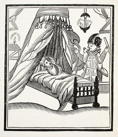A Full, True and Particular account, illustration from Chap-books of the Eighteenth Century by John Ashton, pub. 1882 by English School