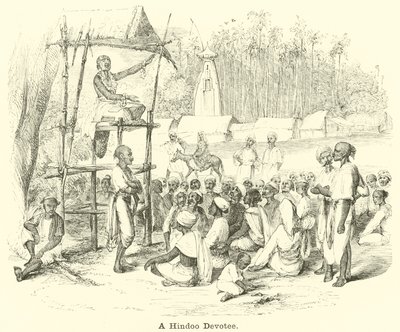 A Hindoo Devotee by English School