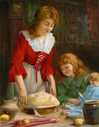 A Lesson in Cookery by English School