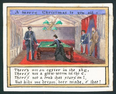 A Merry Christmas to you all - greetings card by English School