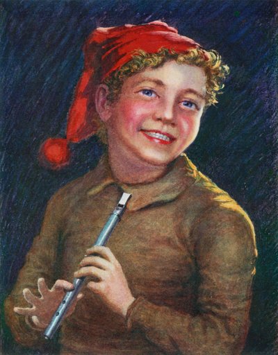 A Merry Piper by English School