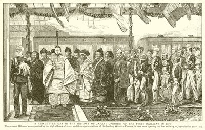 A Red-Letter Day in the History of Japan: Opening of the First Railway in 1872 by English School